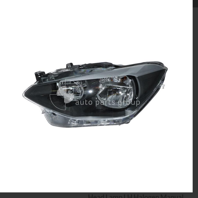 NEW LEFT HEADLIGHT FOR BMW 1 Series F20 10/2011-3/2015 HALOGEN MANUAL ADJUST