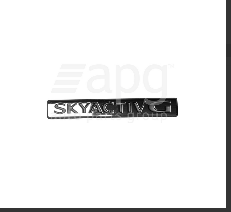 Genuine REAR TAIL GATE BADGE EMBLEM FOR MAZDA-3 HATCH  1/2019-ON SKYACTIVE G