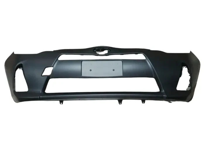 NEW FRONT BAR BUMPER COVER FOR TOYOTA PRIUS-C NHP10 12/11-02/15 TRIANGLE FOG LIG