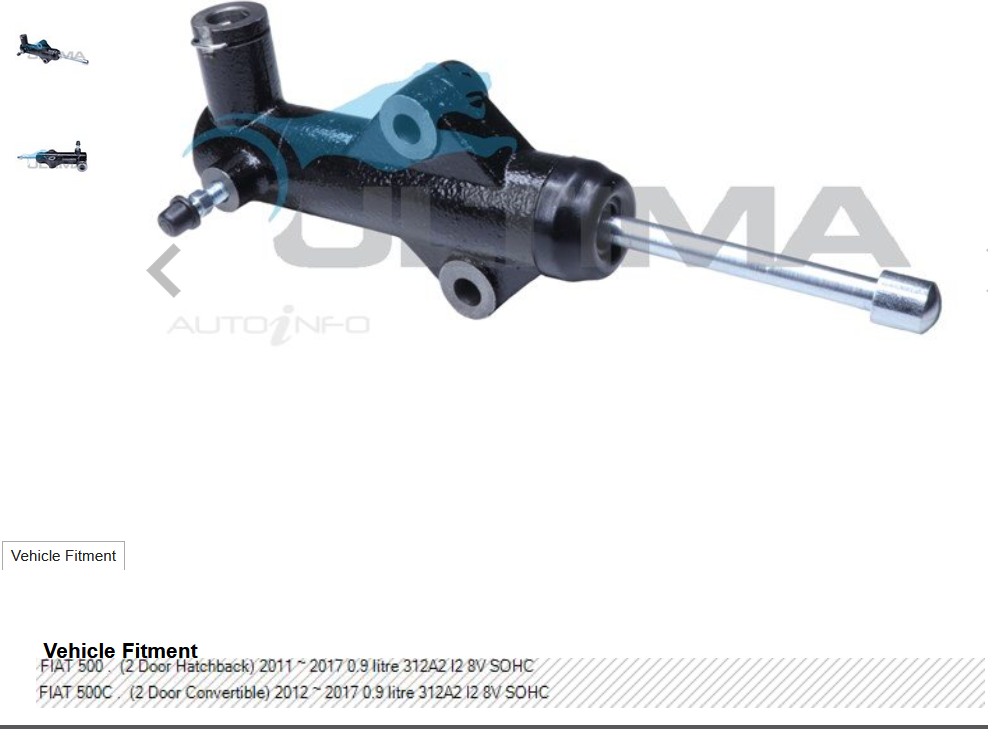 NEW CLUTCH SLAVE CYLINDER FOR FIAT 500-C 2011-2017