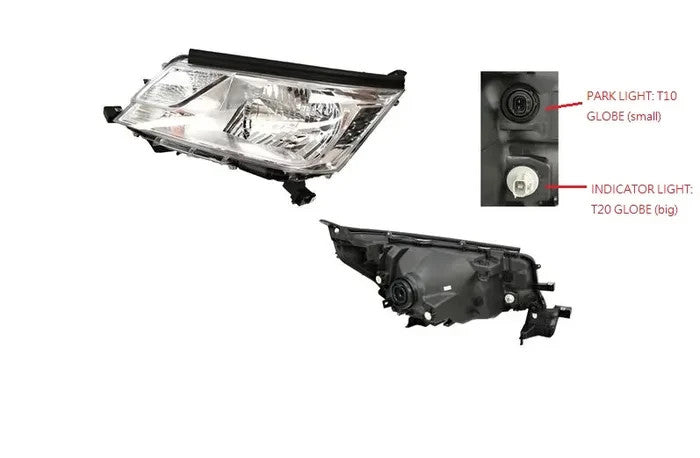 NEW LEFT HEADLIGHT FOR TOYOTA HIACE GDH300R/GDH320R/GDH/322R/GRH 300R/GRH320R