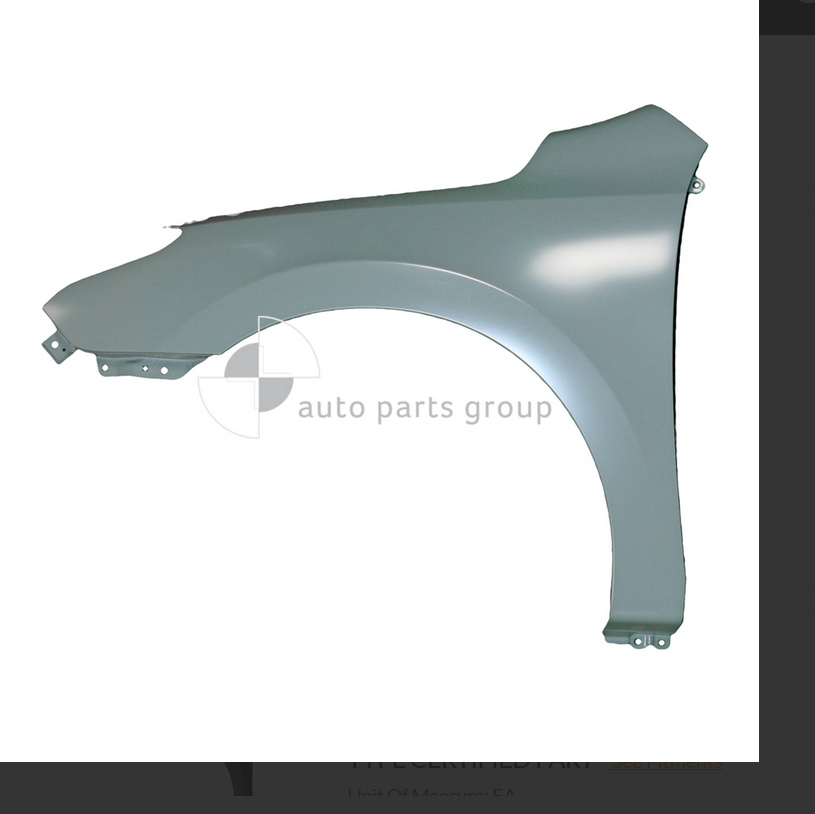 NEW LEFT FRONT GUARD FOR HYUNDAI I30 WAGON 3/09-4/12 WITHOUT BLINKER T ...