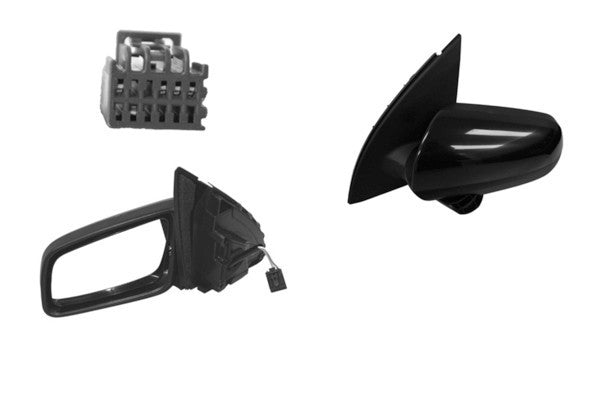 NEW PASSENGER SIDE DOOR MIRROR FOR HOLDEN COMMODORE 03/13-12/17 5-PIN BLIND SPOT