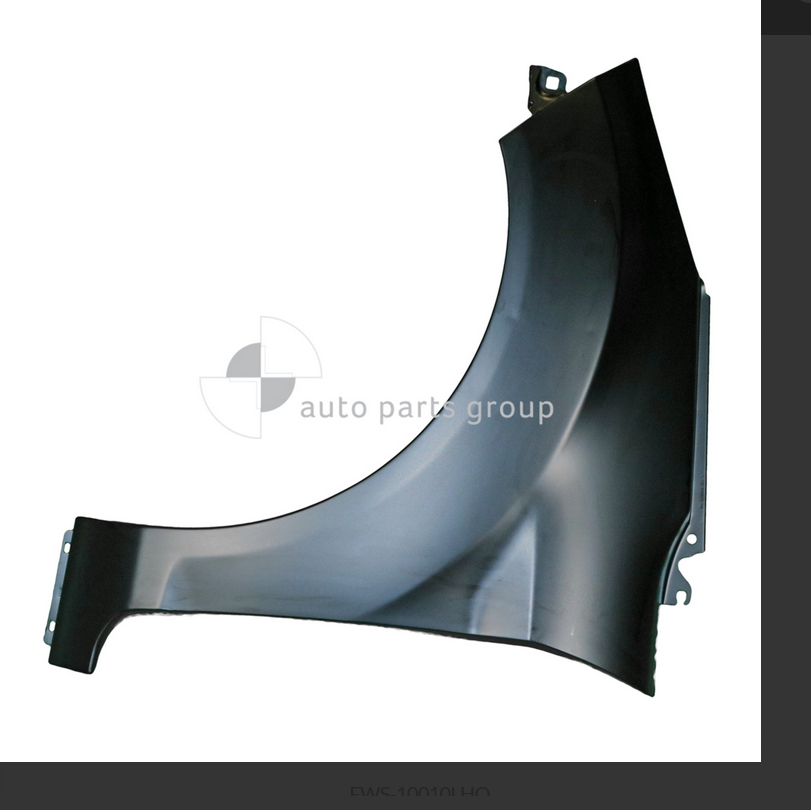 GENUINE LEFT FRONT GUARD FOR FORD FIESTA 8/13-ON 3-DOOR ST TYPE WITHOU ...