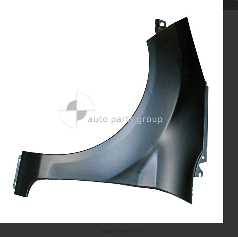 GENUINE LEFT FRONT GUARD FOR FORD FIESTA 8/13-ON 3-DOOR ST TYPE WITHOUT LIGHT