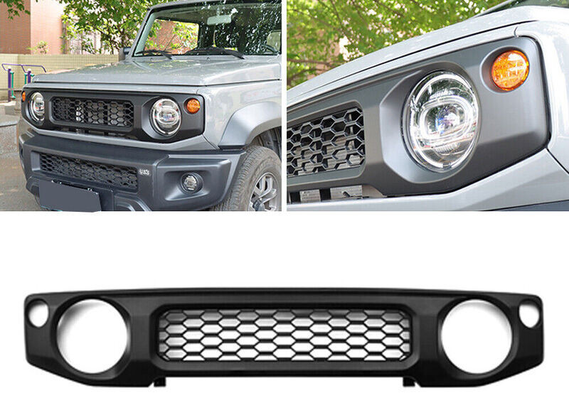 FRONT MATTE BLACK GRILLE For Suzuki Jimny SIERRA JB64 JB74 2019- On