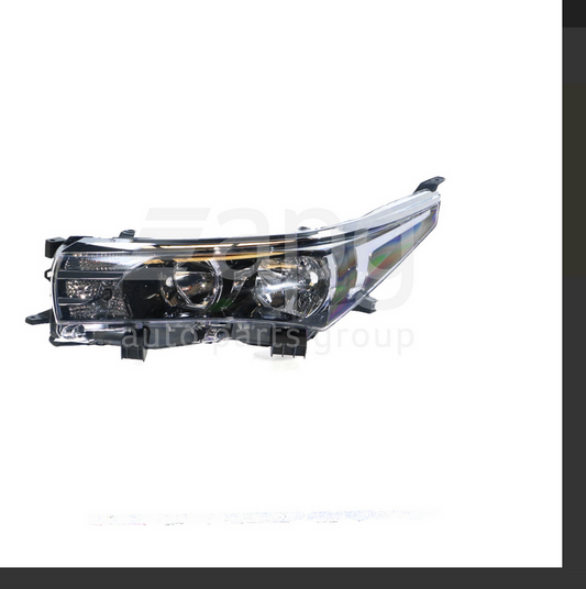 NEW LEFT HEADLIGHT FOR TOYOTA COROLLA ZRE172R 12/13-11/16 SEDAN ASCENT/SX HALOGE