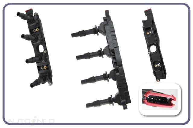 NEW IGNITION COIL SET FOR HOLDEN ASTRA TS AH CD CDX 1.8L 1998-2007 COMPLETE