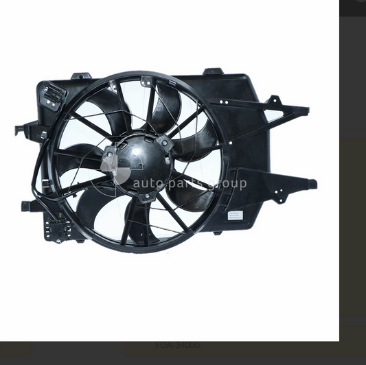 NEW RADIATOR FAN FOR FORD FOCUS 10/2002-12/2004 1.8L & 2.0L 2U 4CYL PET WITH A/C