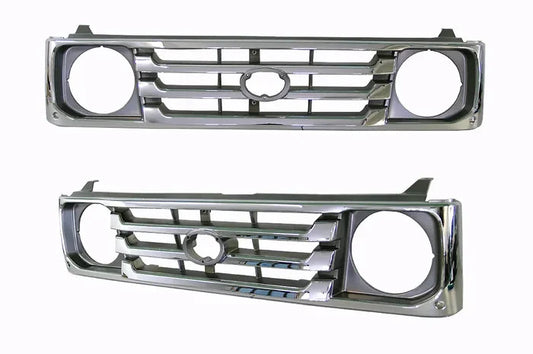 NEW Front Grille FOR TOYOTA LANDCRUISER 10/1999-2/2007 FJ70 Chrome/Black