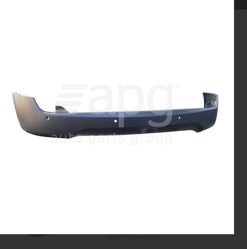 GENUINE REAR BUMPER BAR LOWER FOR HYUNDAI IX35 2/2010-10/2013 WITH SENSOR TYPE