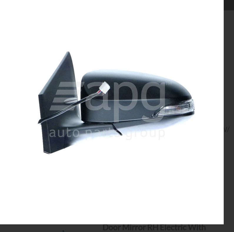 NEW PASSENGER LEFT DOOR MIRROR FOR TOYOTA COROLLA ZRE182-R 8/2012-6/2018