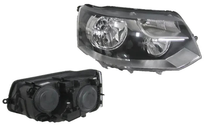 NEW RIGHT HEADLIGHT FOR VOLKSWAGEN TRANSPORTER T5 7/2011-6/2015 TWIN BEAM TYPE
