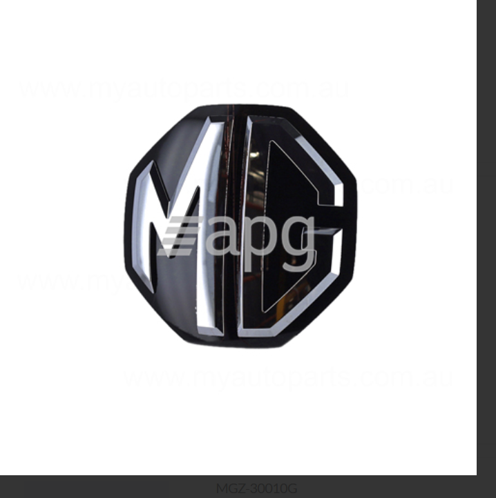 Genuine FRONT GRILLE EMBLEM BADGE FOR MG ZS AZS1 WAGON 11/2017-6/2021