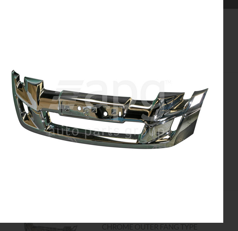 GENUINE FRONT GRILLE FOR ISUZU D-MAX 16/2012-1/2017 DMAX CHROME OUTER FANG TYPE