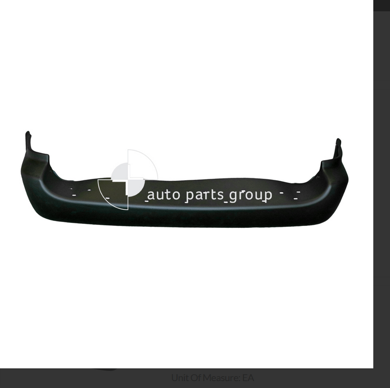 NEW REAR BUMPER BAR FOR CHRYSLER VOYAGER 5/2001-10/2004