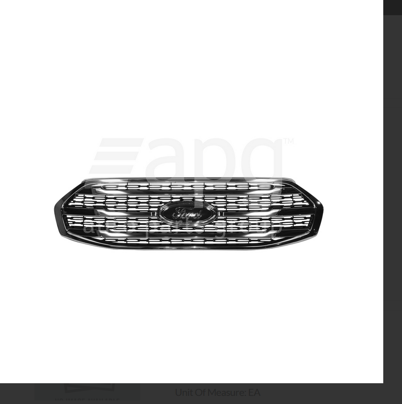 GENUINE FRONT GRILLE FOR FORD EVEREST 4X4 8/2018-11/2019