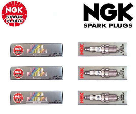 6 x GENUINE NGK LASER IRIDIUM SPARK PLUG SET FOR KIA CARNIVAL LE LS 2.5L V6 KV11