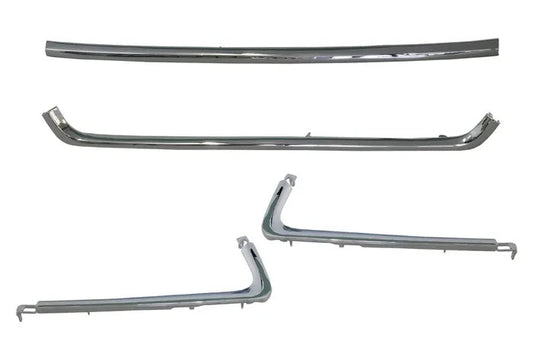 NEW FRONT BAR CHROME MOULD KIT FOR MITSUBISHI ASX XA 08/2010-08/2012 *4-PCS*