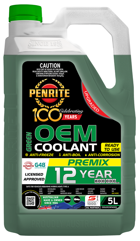5L  GREEN OEM COOLANT PREMIX GREEN Anti-Freeze FOR PENRITE COOLGREENPMX005