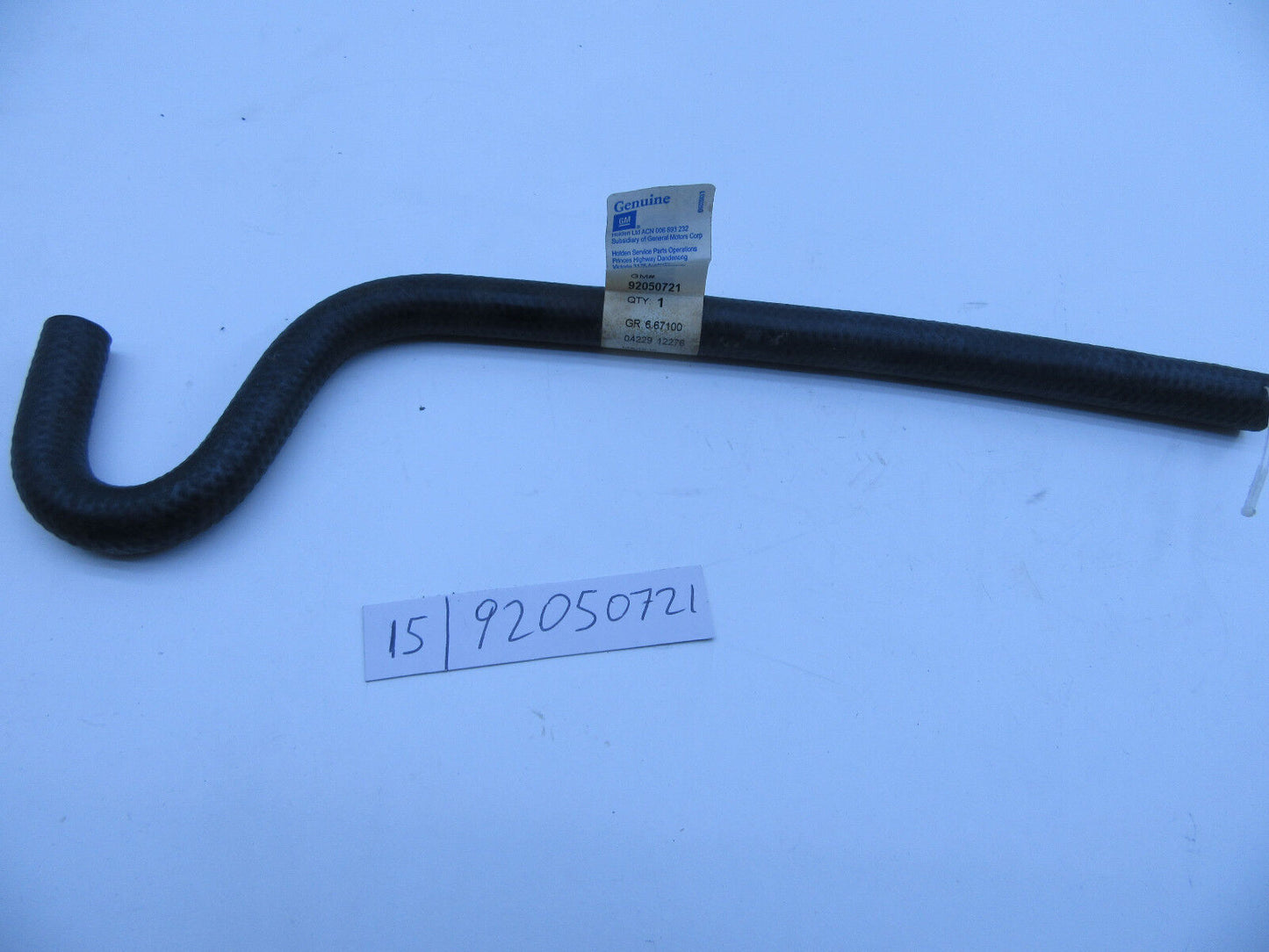 Power Steering Return Hose GENUINE VT WH V6 AND VT WH V6 Supercharged NEW HOLDEN