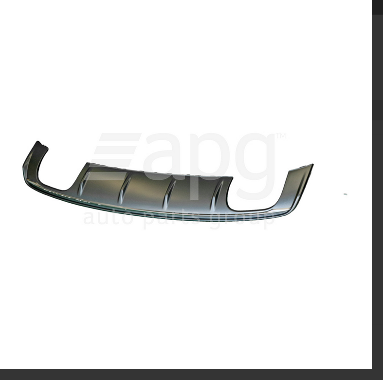 Genuine Rear Bar LOWER MOULD FOR Audi S3 8V Platinum grey/chrome 5/2014-11/2016