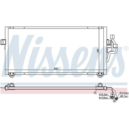 NEW AC AIRCON Condenser fits Lancer CE Sedan & Coupe 5/1996-12/1998/Mirage CE