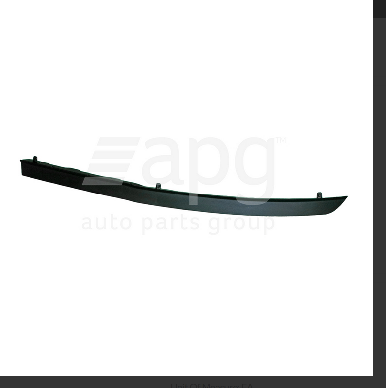 Genuine Front Bar LEFT Mould Spoiler FOR Mazda 2 DE 9/07-5/10 5D   4/08-5/10 3D