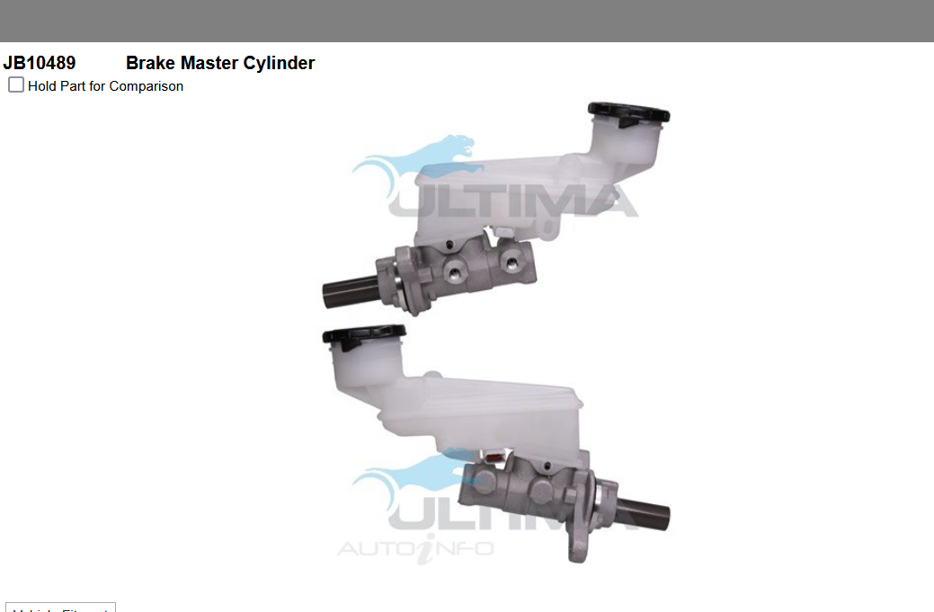 NEW BRAKE MASTER CYLINDER FOR ISUZU DMAX TFR TFS 2012-2020 AUTO