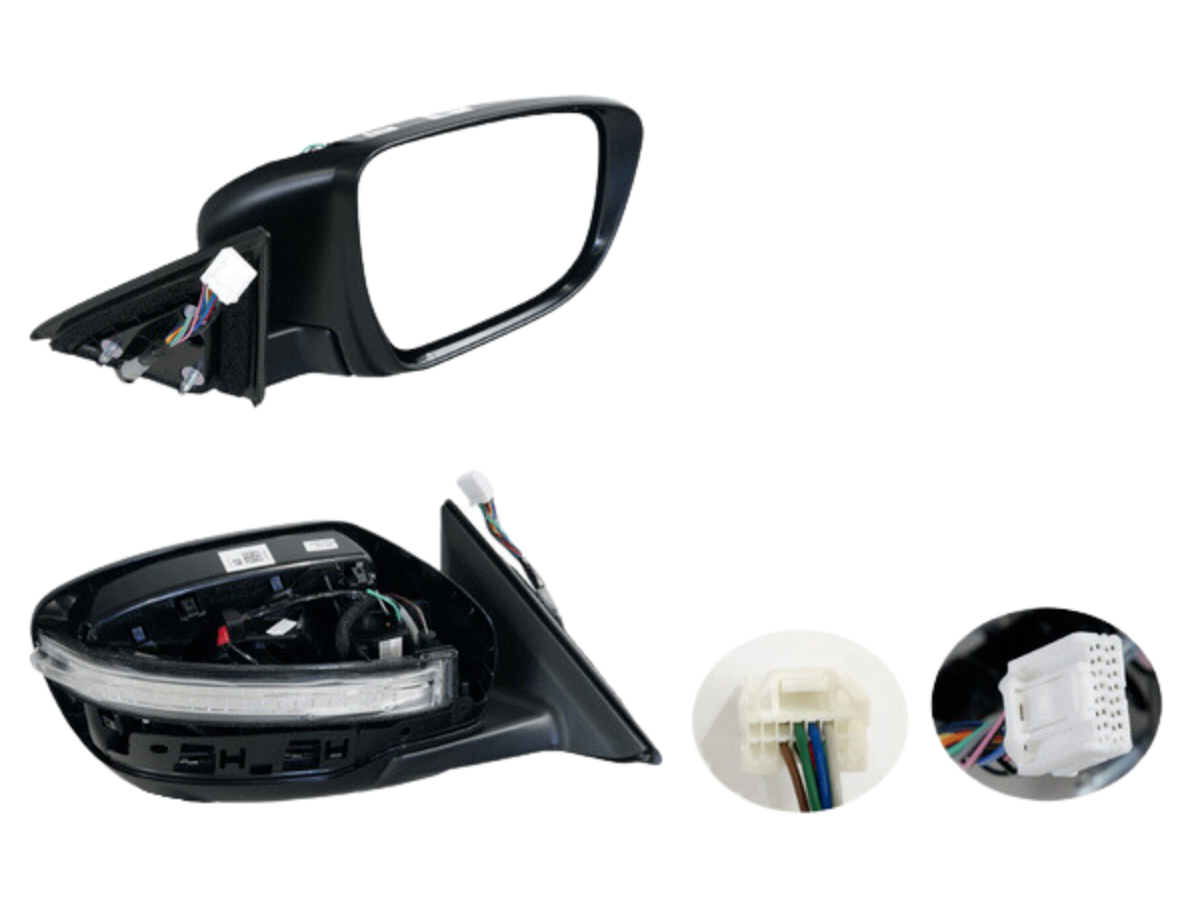 NEW RIGHT SIDE DOOR MIRROR FOR NISSAN X-TRAIL ST T32 03/14-ON FOLDING TYPE 7-PIN