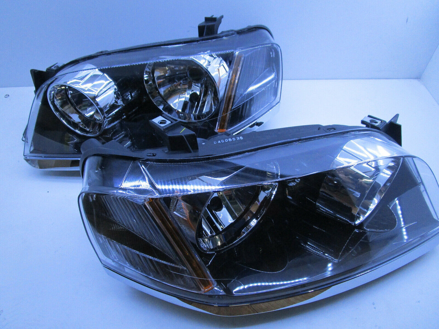 HEADLIGHTS HEAD LAMPS BLACK 09/11 NEW FOR FORD TERRITORY SERIES 2 SX SY PAIR NEW