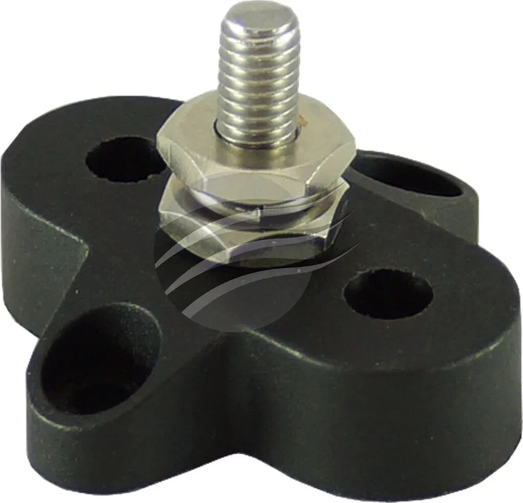 Power Distribution Posts SINGLE POWER POST M6 BLACK 45.3 x 43 x 32.5mm