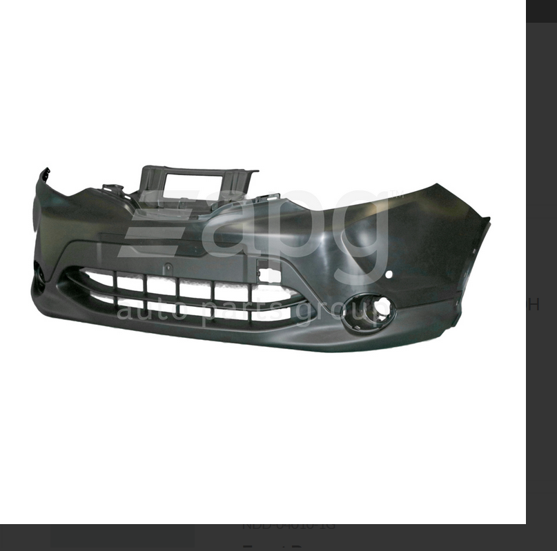 NEW FRONT BUMPER BAR FOR NISSAN QASHQAI 6/2014-3/2018 w/2 Sensor Type