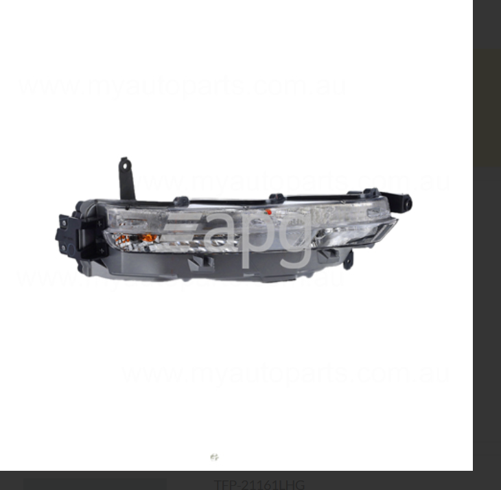 GENUINE RIGHT Daytime Running Light DRL FOR TOYOTA FORTUNER GUN156R 8/2020-7/22