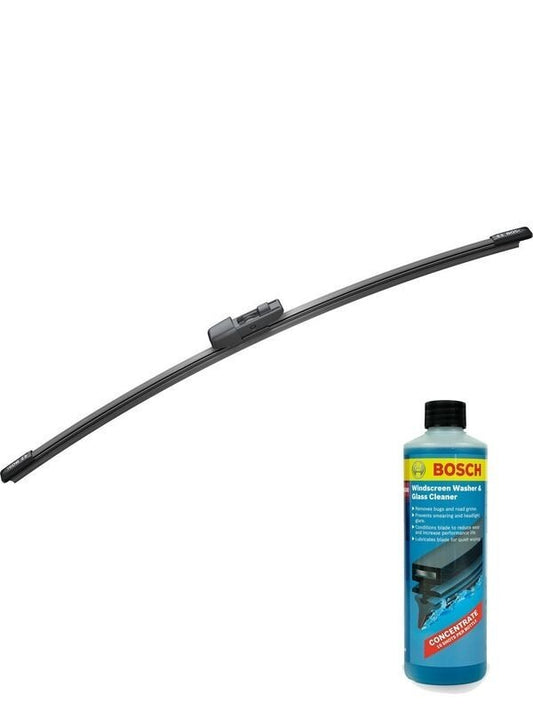 Bosch Rear Wiper Blade 380mm + Windshield Washer Fluid Fits Volkswagen Touareg,