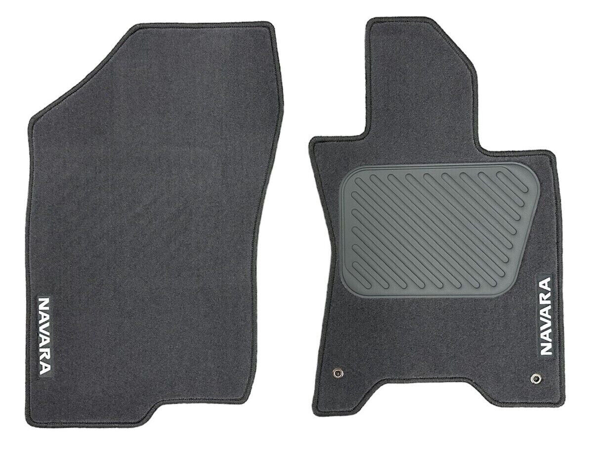 GENUINE FRONT FLOOR MAT CARPET SET FOR NISSAN NAVARA D23 NP300 2015-2020 NP-300