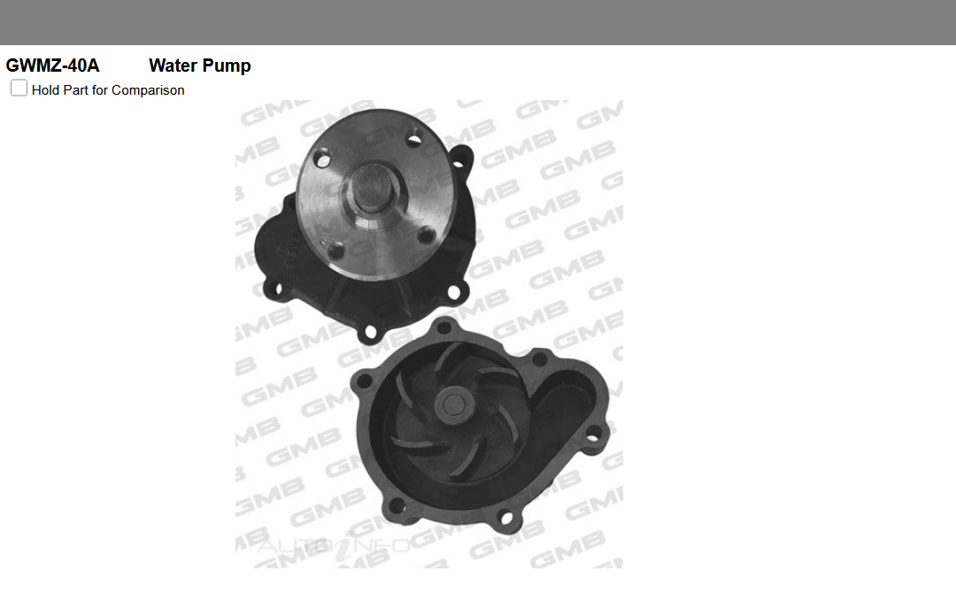 GENUINE GMB WATER PUMP+GASKET+SILICONE FOR Ford Cargo TRADER MC ME TRUCK