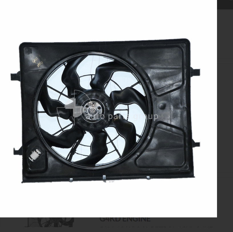 NEW COMPLETE RADIATOR FAN FOR HYUNDAI I30 12/2009-4/2012 1.6L D4FB 4CYL T/DIESEL