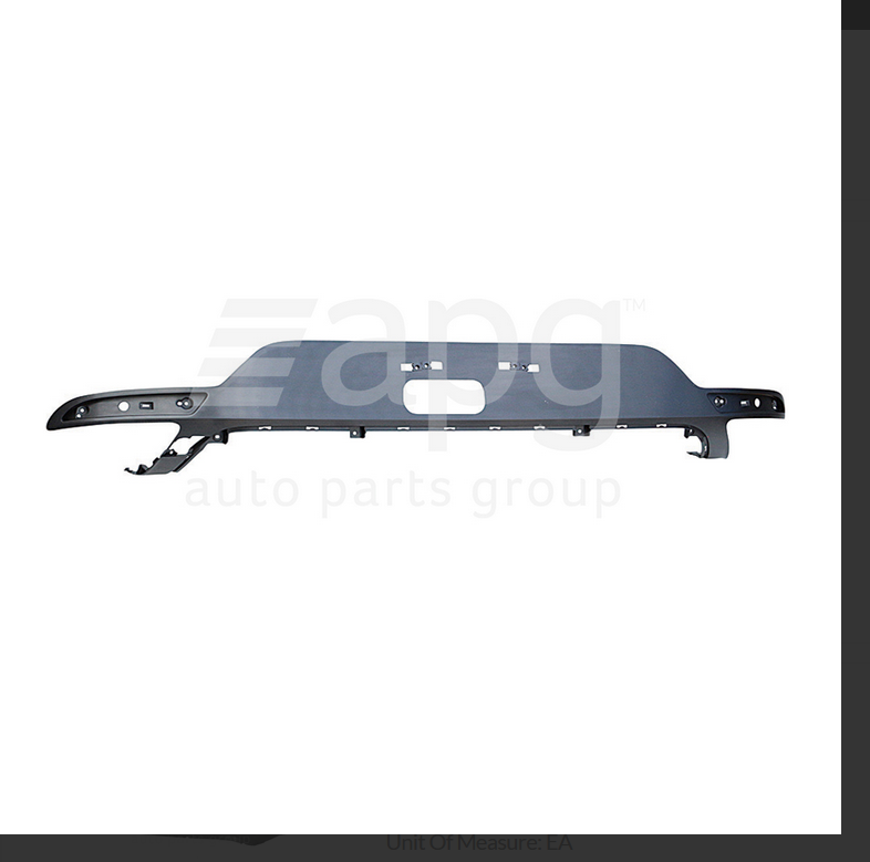 GENUINE REAR BUMPER BAR FOR KIA CERATO 10/2013-12/2016 CENTRE MOULD TURBO