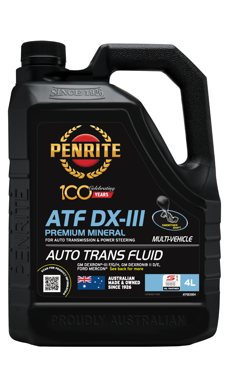 4-Litre-Automatic Transmission Oil PENRITE ATFDX3004 ATF DX-III (Mineral)