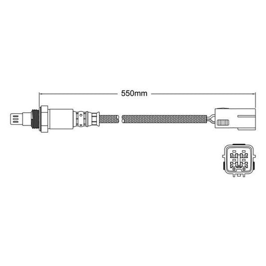 NEW Exhaust O2 Oxygen Sensor FOR Mazda RX-8 FE (1.3L 13B-MSP Rotary) 13BMSP