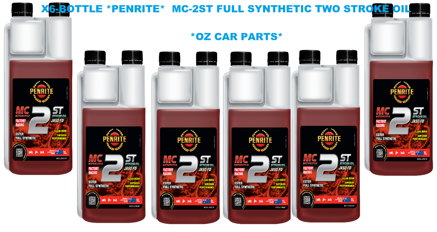 X6-BOTTLE *PENRITE* MC2FULLSYN001CP  MC-2ST FULL SYNTHETIC TWO STROKE OIL