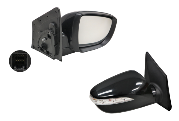 NEW RIGHT SIDE DOOR MIRROR FOR HYUNDAI IX35 LM 02/10-2015 FOLDING-TYPE  8-PIN