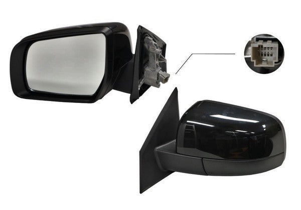 NEW LEFT SIDE DOOR MIRROR FOR MAZDA BT-50 UP/UR 10/2011 ~ 05/2020 3-PIN BLACK