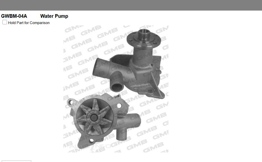 GENUINE GMB WATER PUMP+GASKET+SILICONE FOR BMW 3 Series 2.0L E30 Touring 320