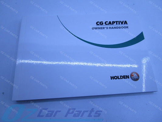 GENUINE Owners Handbook Manual BOOKLET FOR Holden CG Captiva 7 2016 only NEW