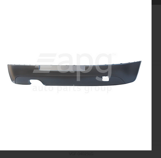 GENUINE REAR BUMPER BAR FOR VOLKSWAGEN GOLF 3/05-2/09 3/5-DOOR GTI LOWER BLACK