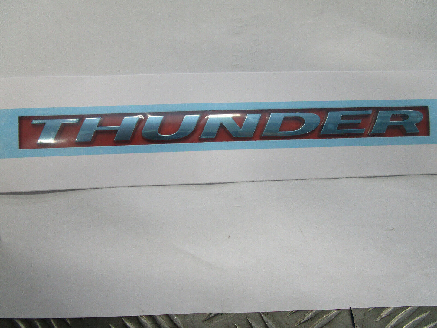 THUNDER HOLDEN BADGE EMBLEM THUNDER BADGE HOLDEN COMMODORE GENUINE NEW