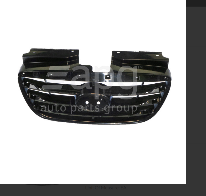 GENUINE FRONT GRILLE FOR HYUNDAI ELANTRA 8/2009-2/2011 WITHOUT MOULD