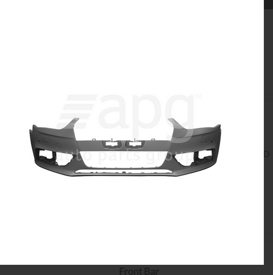 NEW FRONT BAR COVER BUMPER FOR AUDI A4 WAGON 6/2012-10/2015 4-DOOR